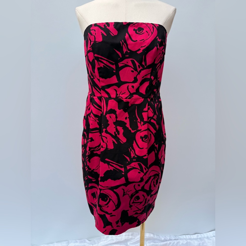 Express Design Studio Strapless Rose Pink Dress Size 8 - Picture 2 of 13